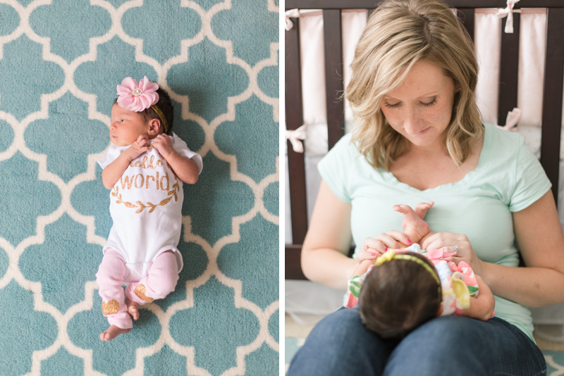an at-home Littlestown lifestyle newborn session | ©Expressions by Jamie | www.expressionsbyjamie.com